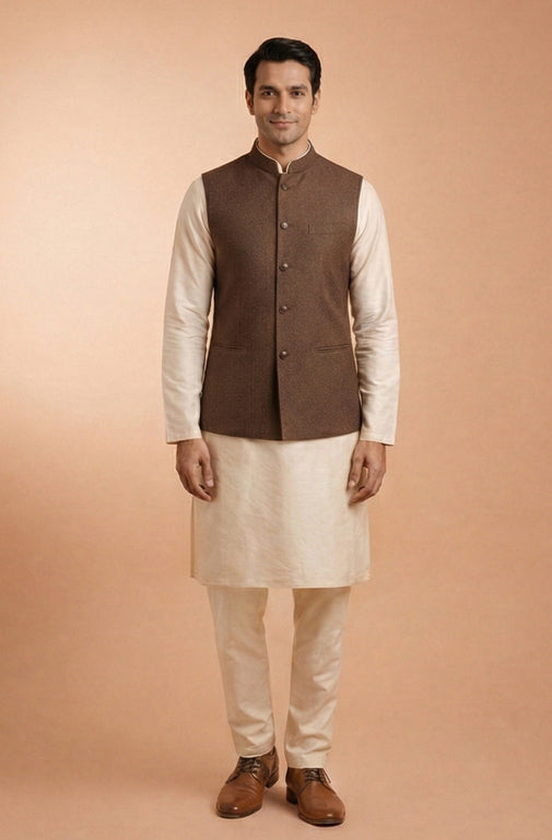 Earthy brown Waistcoat
