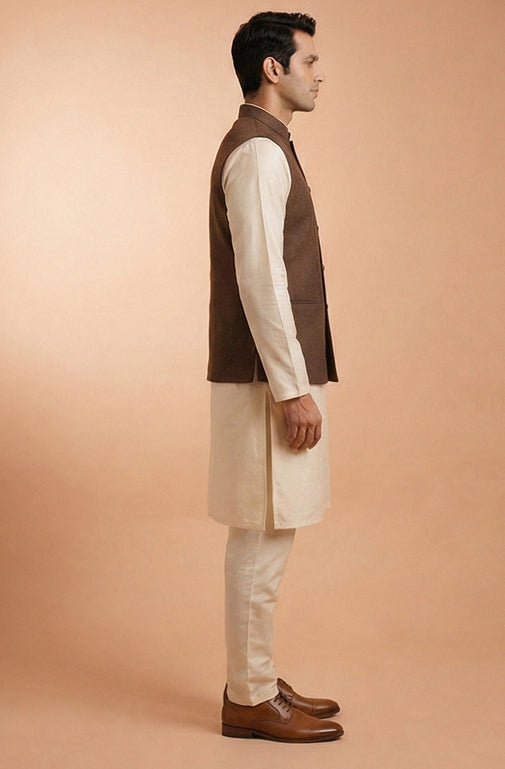 Earthy brown Waistcoat