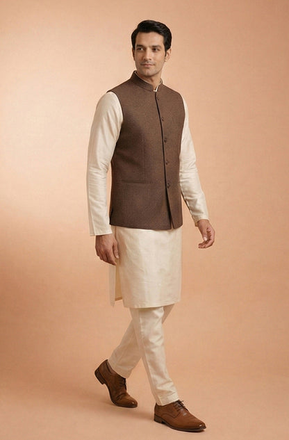Earthy brown Waistcoat