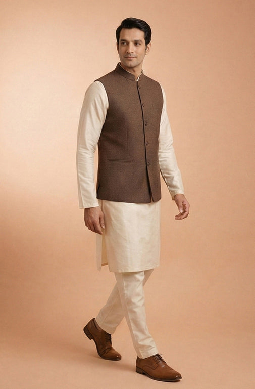 Earthy brown Waistcoat