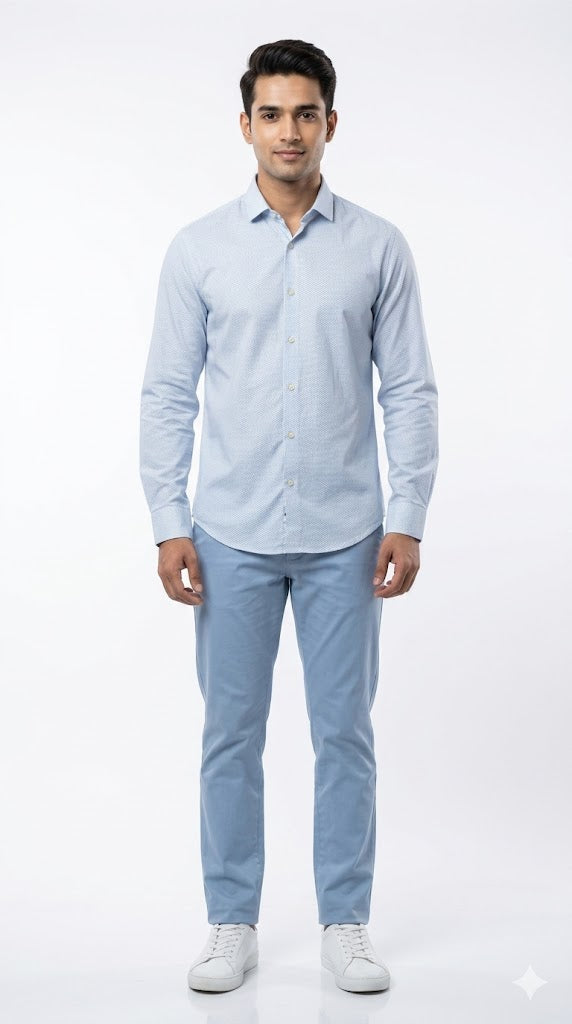 Men's Light Blue Shirt