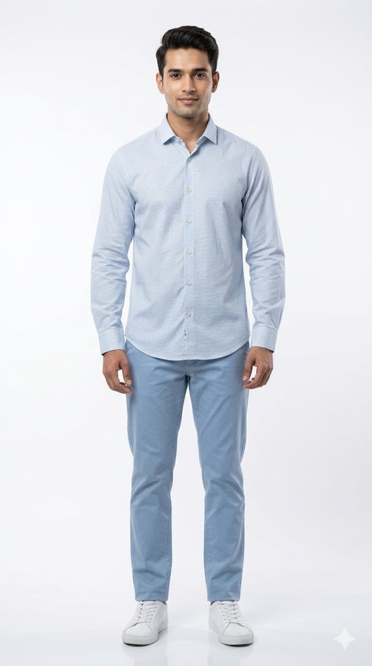 Men's Light Blue Shirt