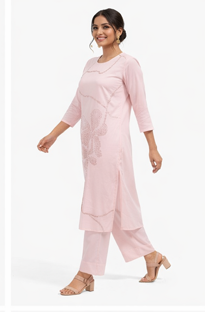 Women printed Regular Kurta with Palazzos