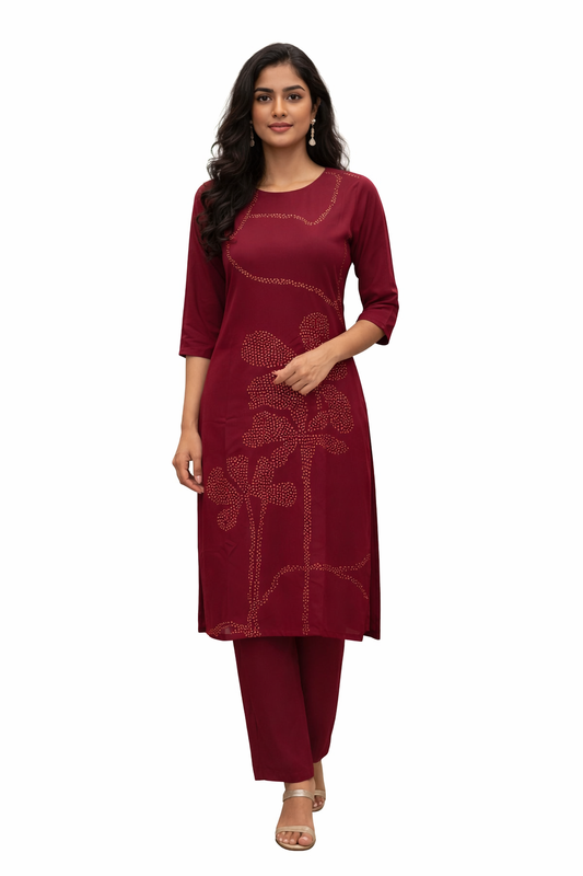 Women printed Regular Kurta with Palazzos  & Dupatta