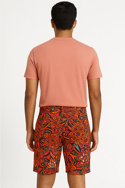 Boho Bloom Printed Bermudas