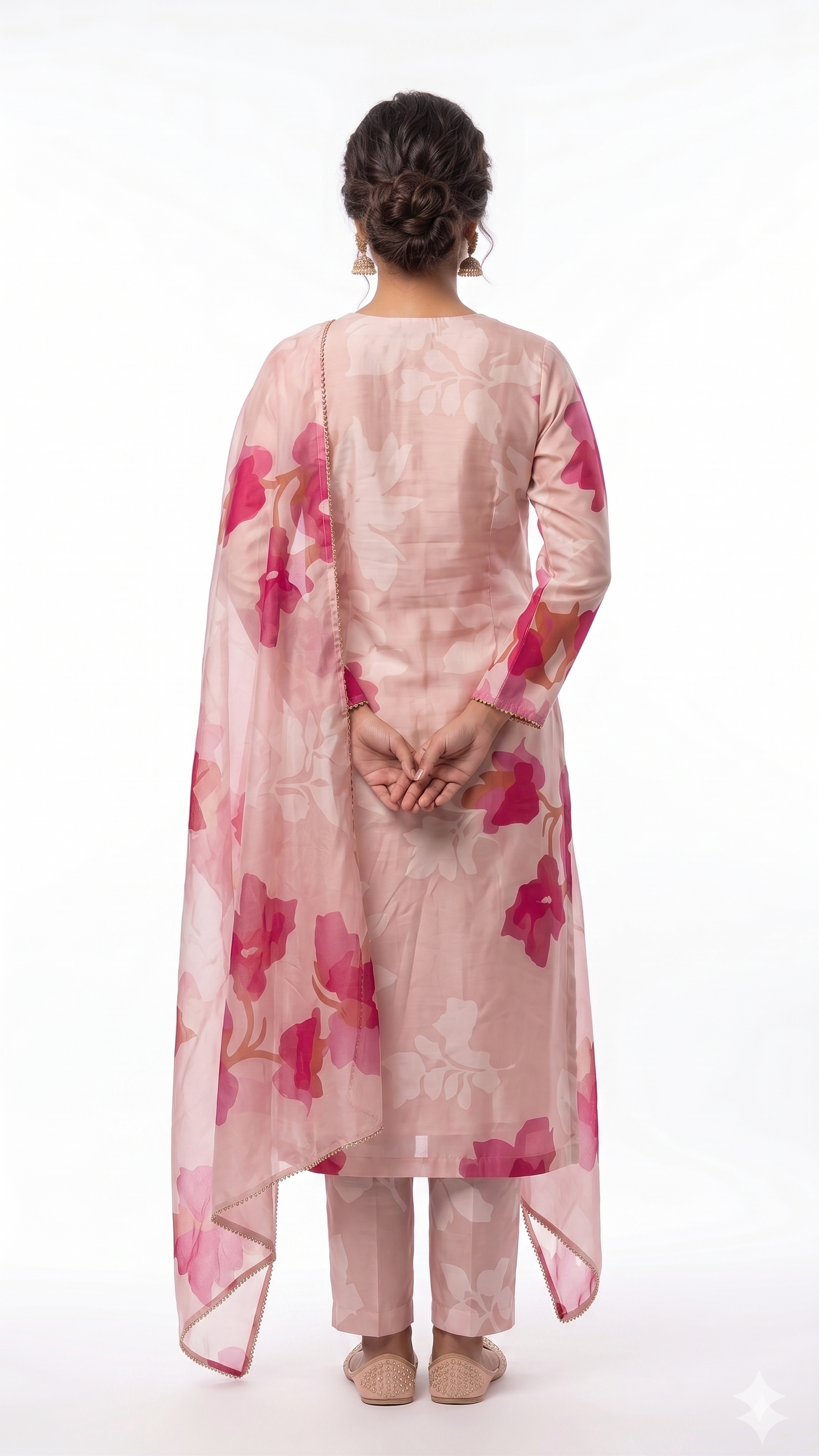 Kurta set Pink Floral