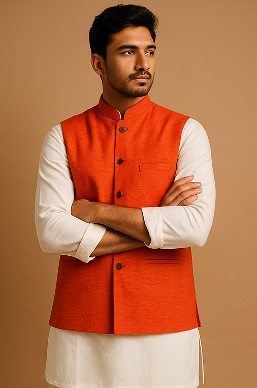 Saffron Flame Classic Waistcoat