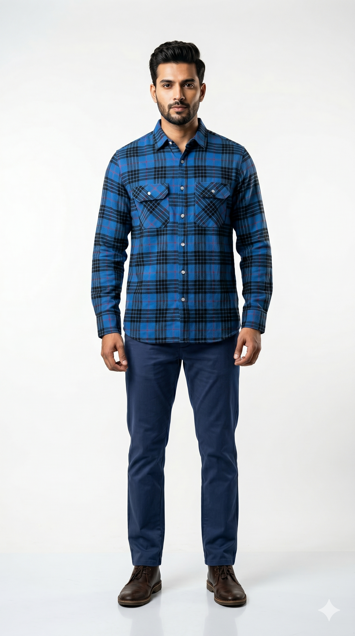 Everyday Blue & Black Shirt