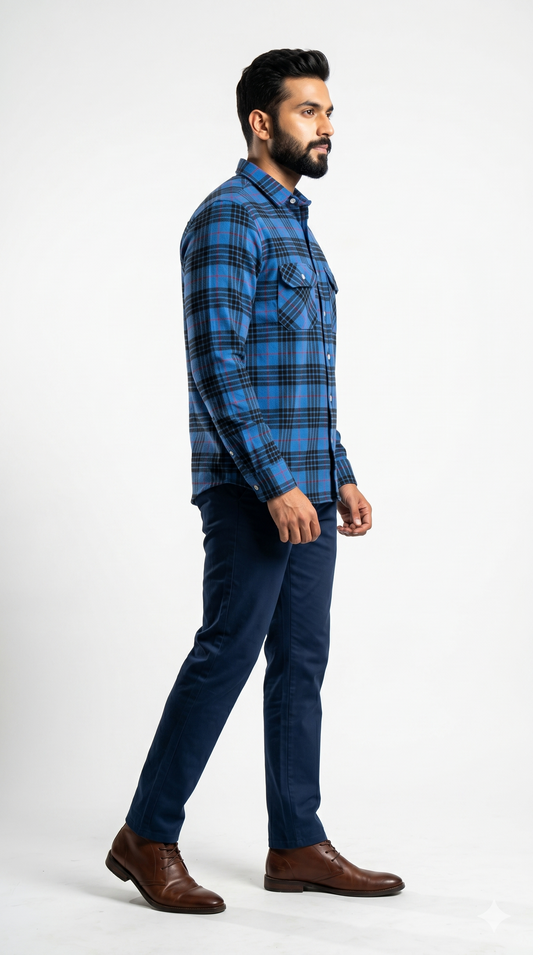 Everyday Blue & Black Shirt