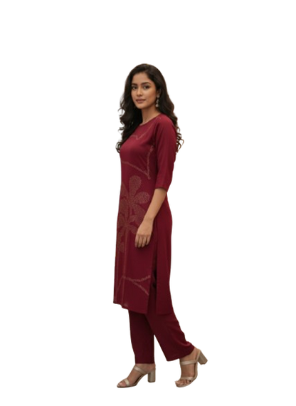 Women printed Regular Kurta with Palazzos  & Dupatta